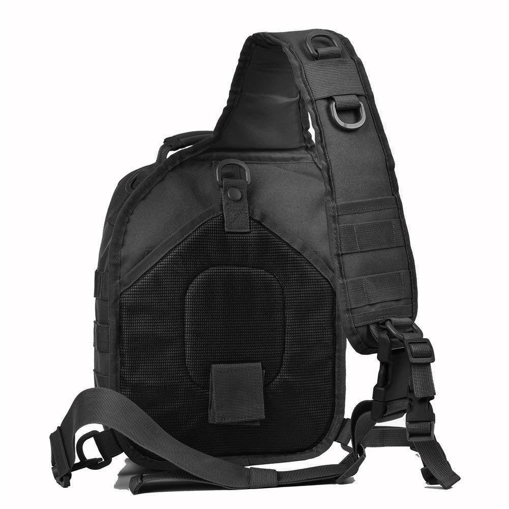 Men Tactical Sling Bag Military Backpack Pack Small Shoulder Sling Molle Bag